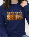 Navy Long Sleeve Tultex Tee