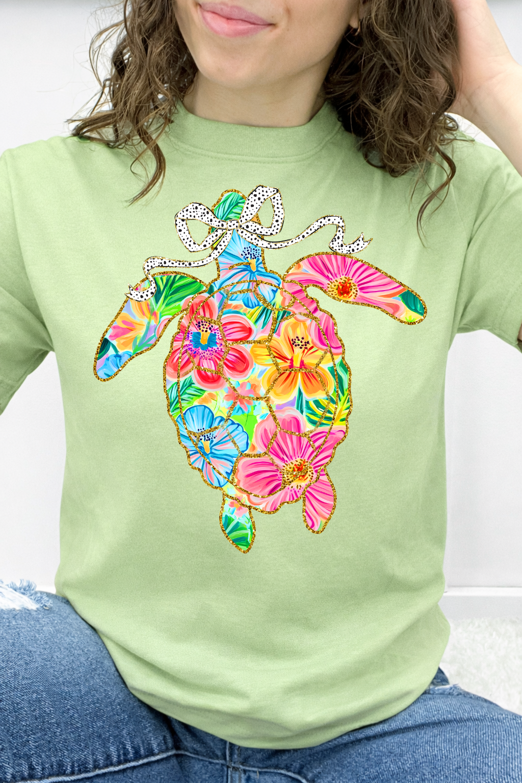 Tropical Bloom Sea Turtle Graphic Collection