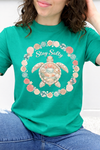 Teal Comfort Colors Tee