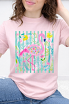 Pink Tultex Tee