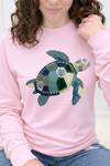 Pink Long Sleeve Gildan Tee