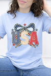 Light Blue Comfort Colors Tee