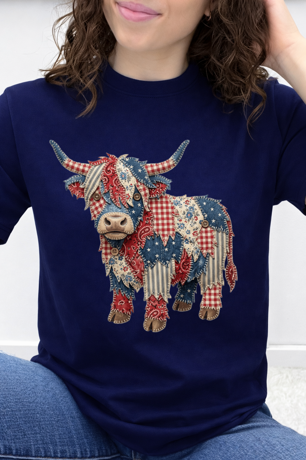 Red White & Moo Patchwork Graphic Collection