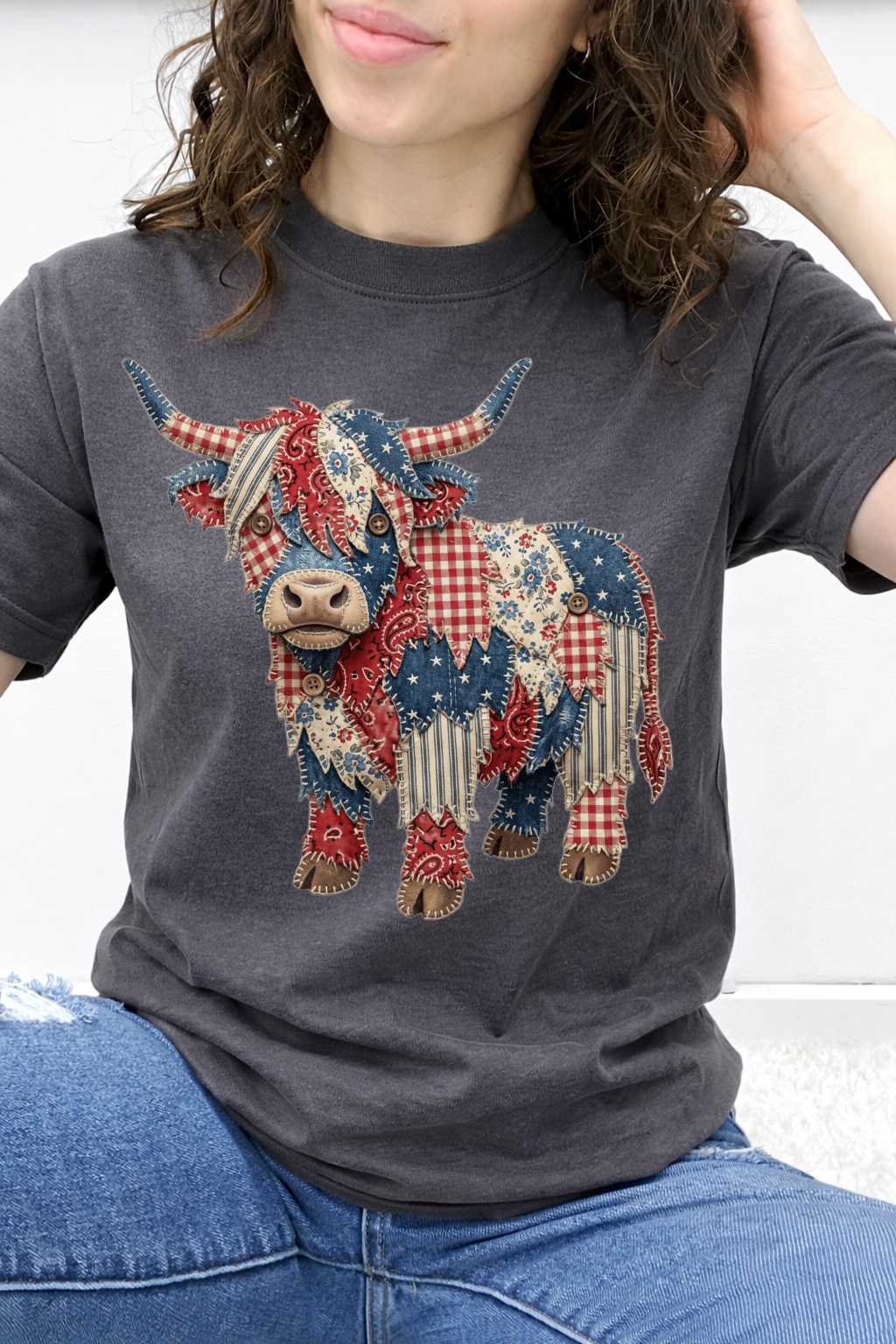 Red White & Moo Patchwork Graphic Collection