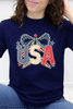 USA Bow & Pearls Graphic Collection