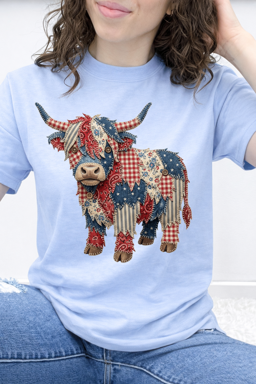 Red White & Moo Patchwork Graphic Collection