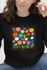 Striped Garden Blooms Graphic Collection