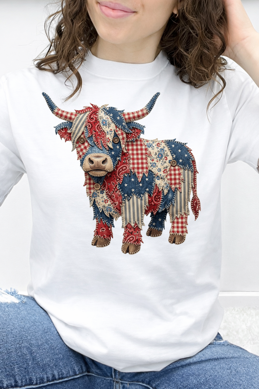 Red White & Moo Patchwork Graphic Collection