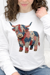 White Long Sleeve Tultex Tee