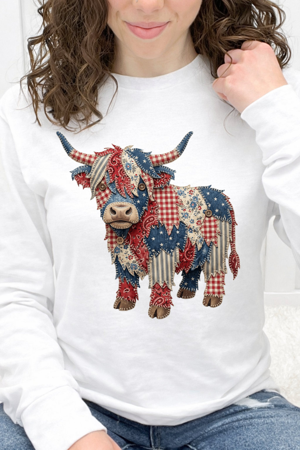 Red White & Moo Patchwork Graphic Collection