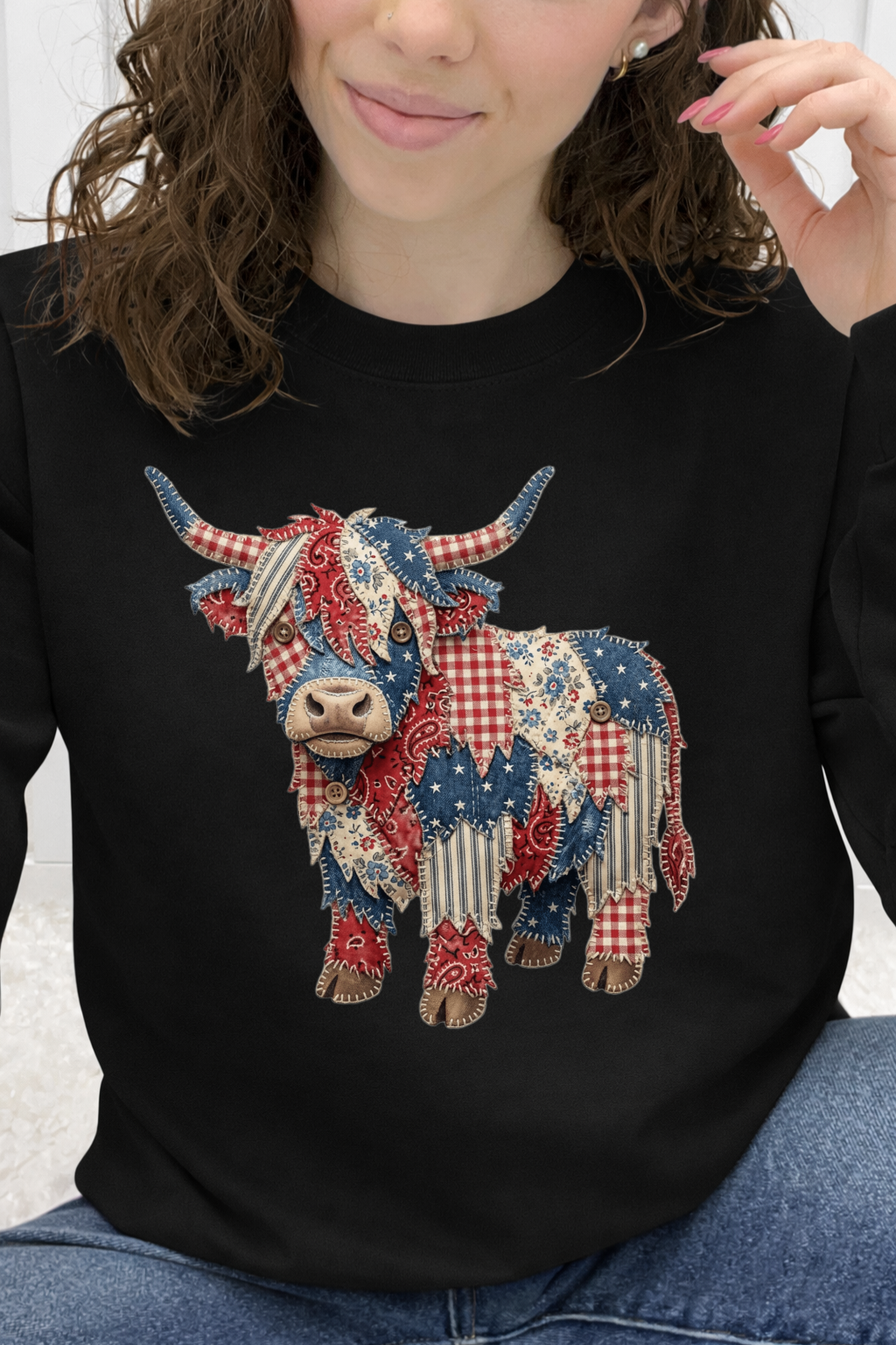 Red White & Moo Patchwork Graphic Collection