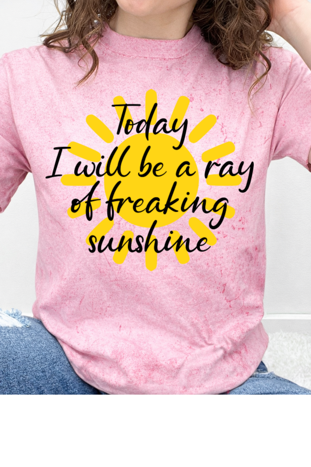 Today I Will Be A Ray Of Freaking Sunshine Graphic Collection
