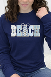 Navy Long Sleeve Tultex Tee