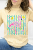 Tropical Wildflower Flamingo Graphic Collection