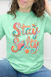 Mint Gildan Tee