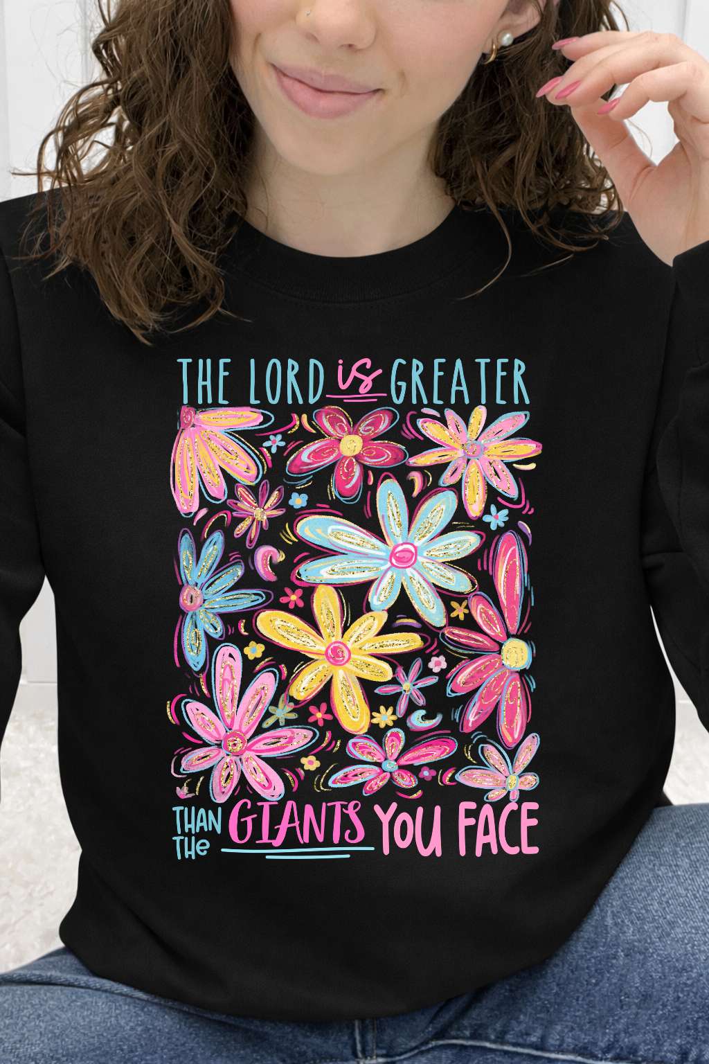 The Lord Is Greater Than The Giants You Face Graphic Collection