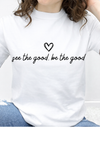White Tultex Tee