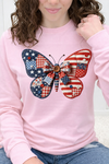 Pink Long Sleeve Gildan Tee
