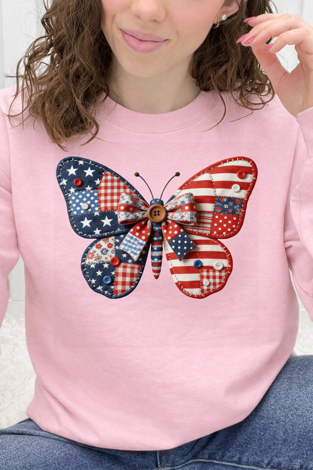 Americana Patchwork Butterfly Graphic Collection