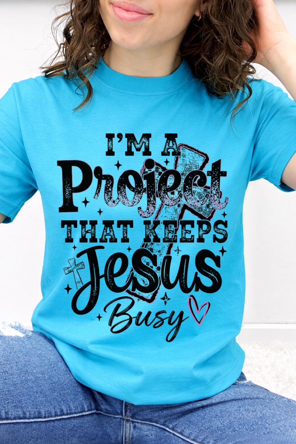 I'm A Project That Keeps Jesus Busy Graphic Collection