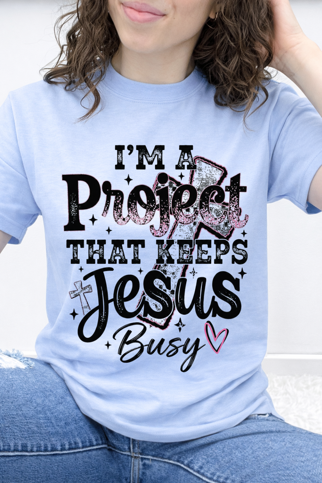 I'm A Project That Keeps Jesus Busy Graphic Collection