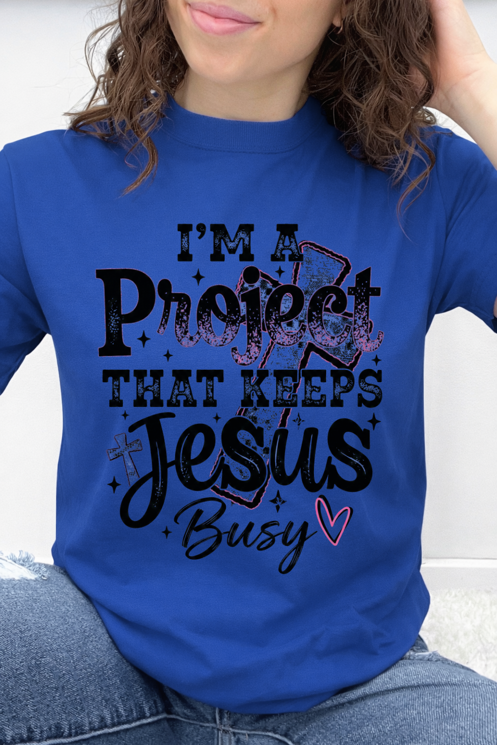 I'm A Project That Keeps Jesus Busy Graphic Collection