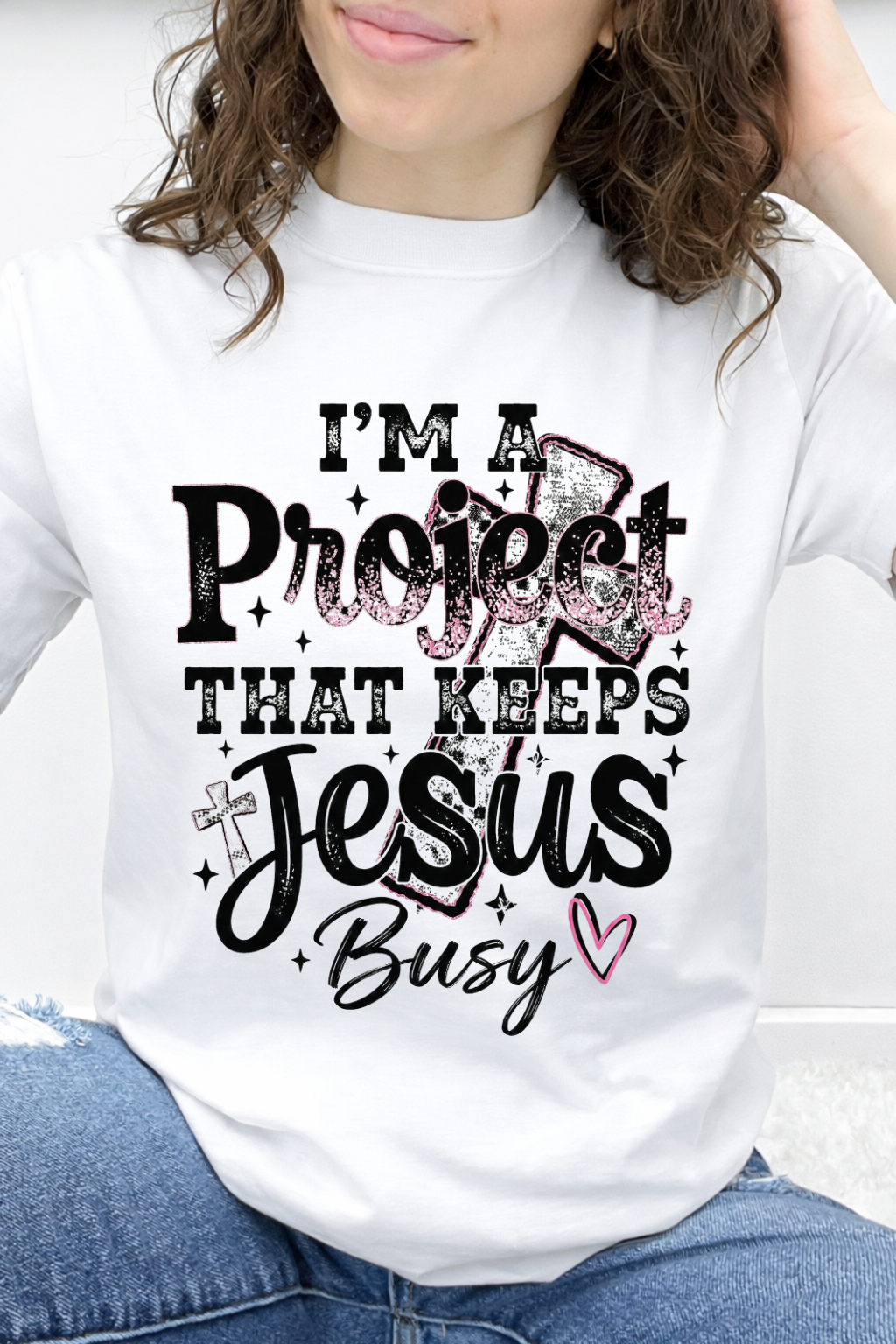 I'm A Project That Keeps Jesus Busy Graphic Collection