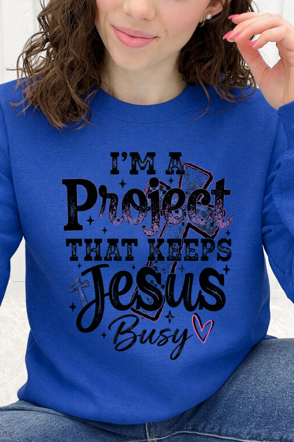 I'm A Project That Keeps Jesus Busy Graphic Collection
