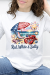 White Tultex Tee