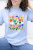 Striped Garden Blooms Graphic Collection