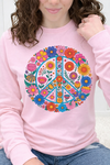 Pink Long Sleeve Gildan Tee