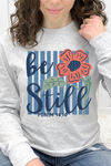 Heather Grey Long Sleeve Gildan Tee
