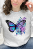Violet Bloom Butterfly Graphic Collection