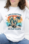 White Tultex Tee