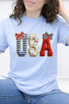 Light Blue Comfort Colors Tee