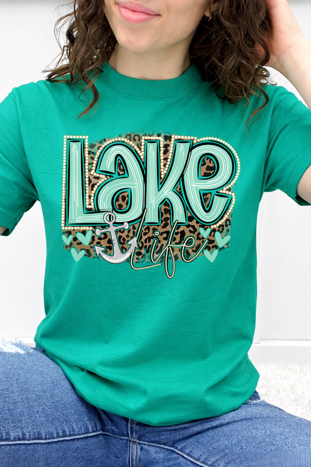 Leopard Lake Life Graphic Collection