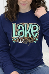 Navy Long Sleeve Tultex Tee