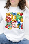 White Tultex Tee