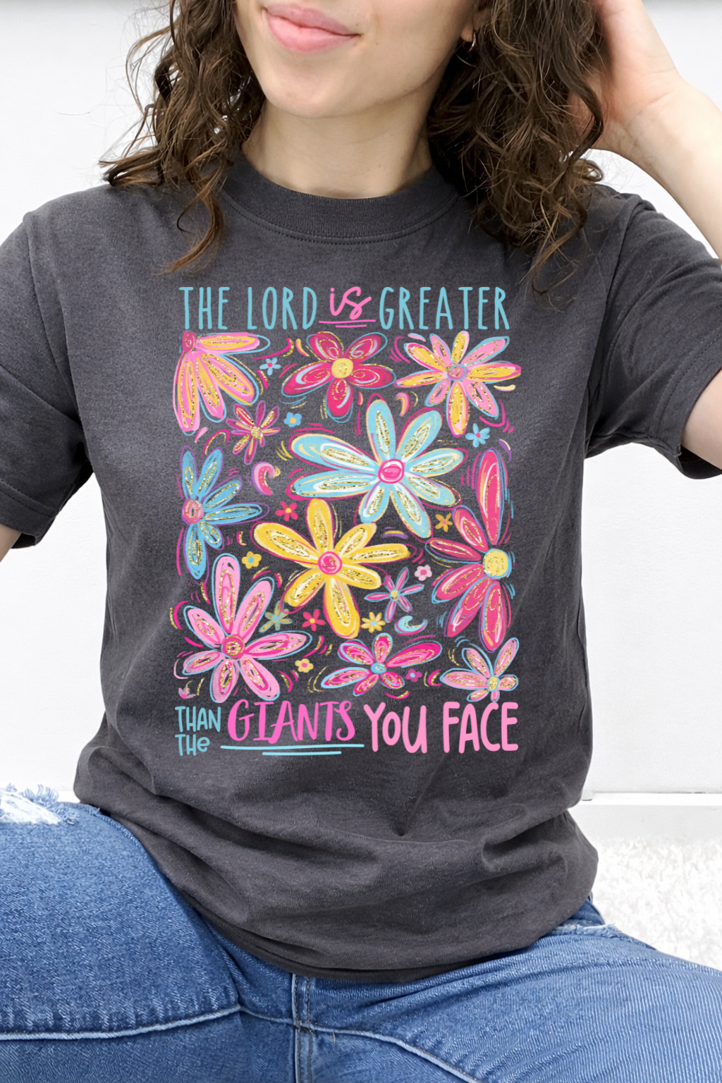 The Lord Is Greater Than The Giants You Face Graphic Collection