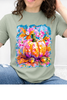 Fall Watercolor Pumpkin Blossom Graphic Collection