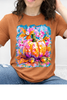 Fall Watercolor Pumpkin Blossom Graphic Collection