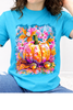Fall Watercolor Pumpkin Blossom Graphic Collection