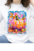 Fall Watercolor Pumpkin Blossom Graphic Collection
