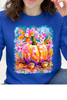 Fall Watercolor Pumpkin Blossom Graphic Collection
