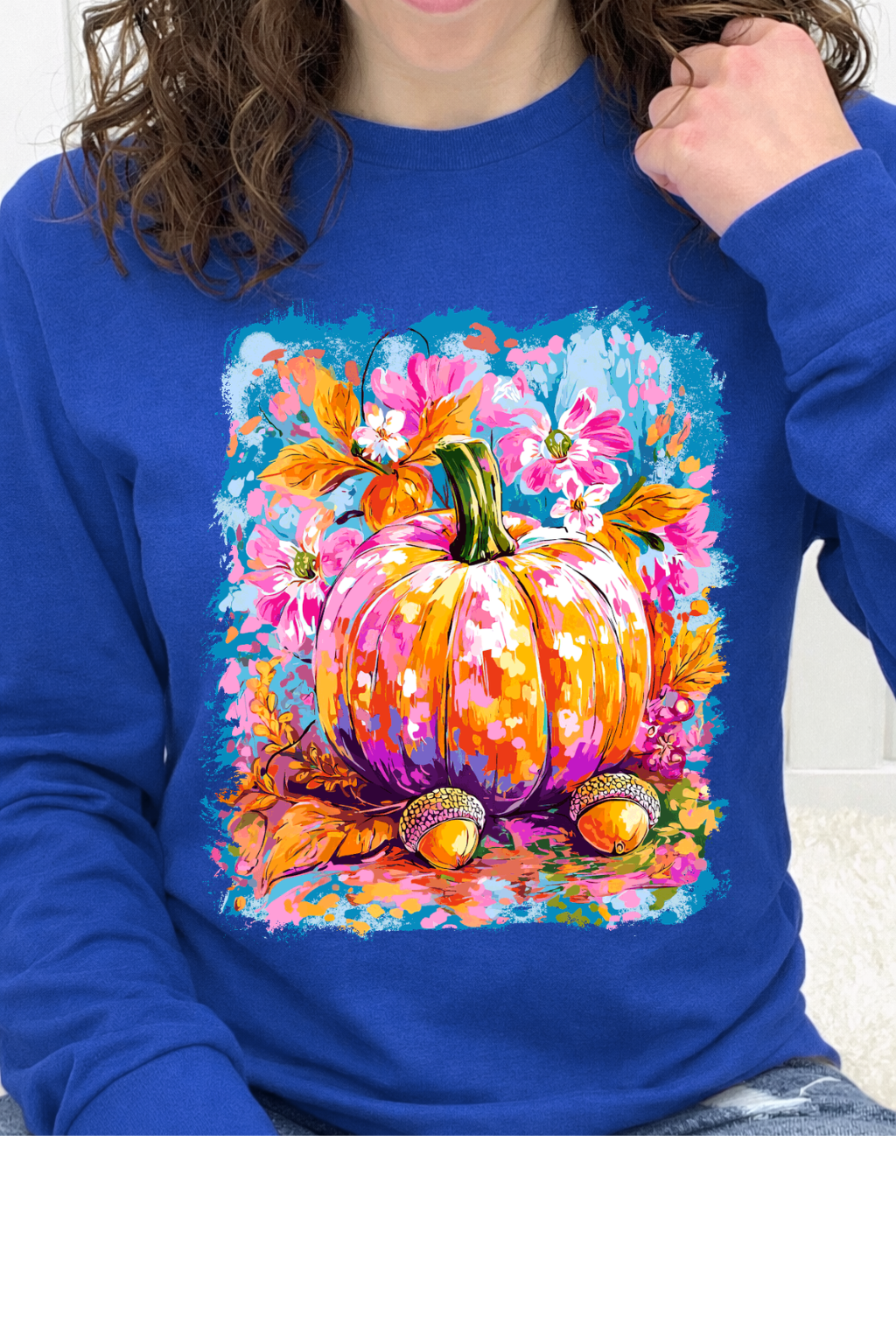 Fall Watercolor Pumpkin Blossom Graphic Collection