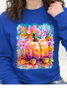 Fall Watercolor Pumpkin Blossom Graphic Collection