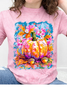 Fall Watercolor Pumpkin Blossom Graphic Collection