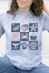 Navy Color Blast Tee