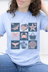Light Blue Comfort Colors Tee