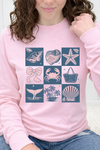 Pink Long Sleeve Gildan Tee